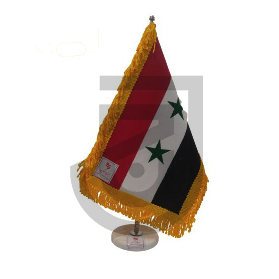 پرچم سوریه دور ریشه