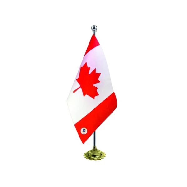 پرچم تشریفات کانادا با پایه خورشیدی