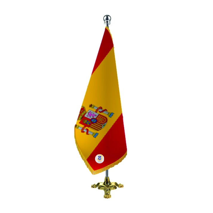 پرچم تشریفات اسپانیا با ریشه
