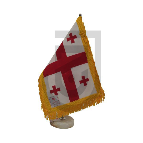 پرچم رومیزی گرجستان دور ریشه