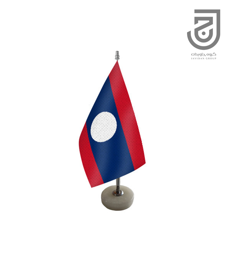 پرچم رومیزی مدل کشور لائوس