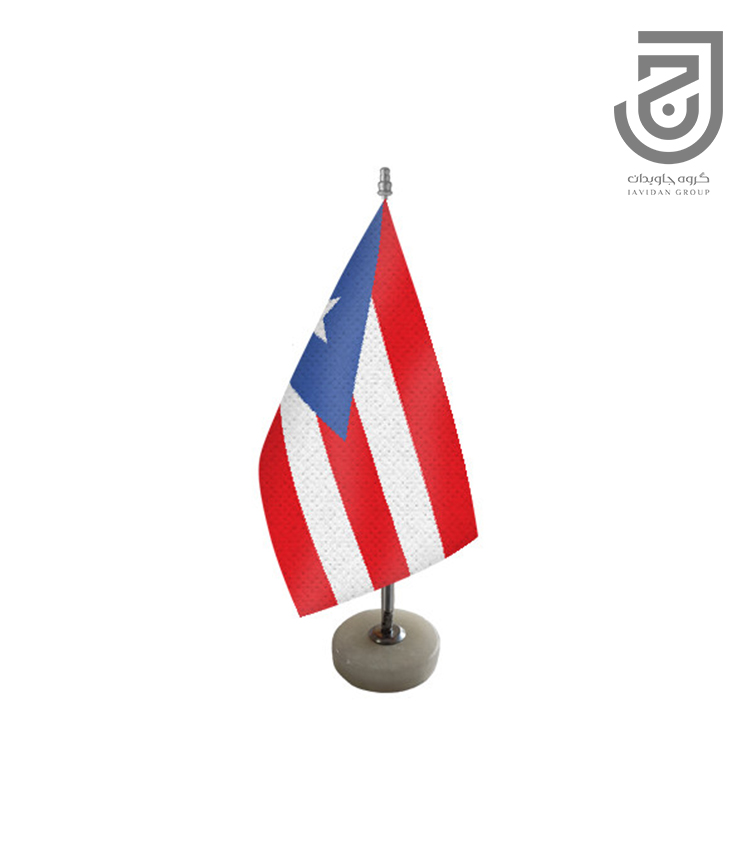 پرچم رومیزی مدل کشور پورتوریکو