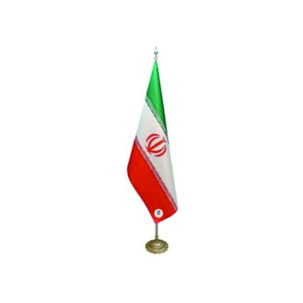 پرچم تشریفات جمهوری اسلامی با پایه خورشیدی